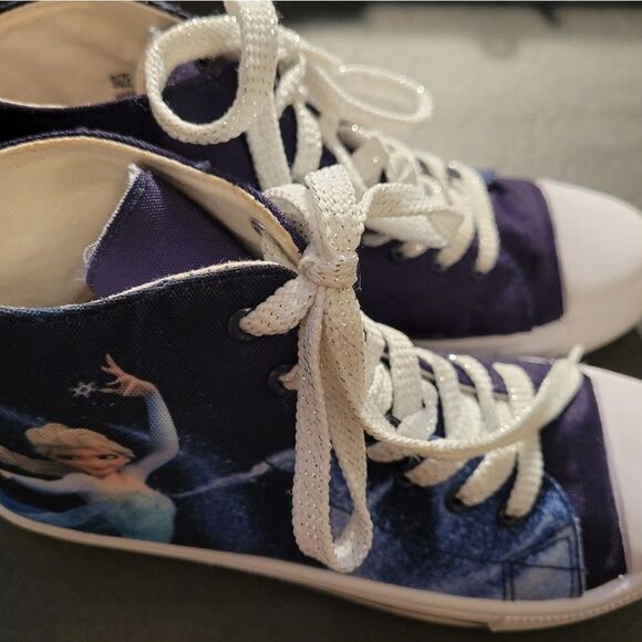 FROZEN HIGH TOPS  FROZEN KIDS SNEAKERS - Picture 4 of 16